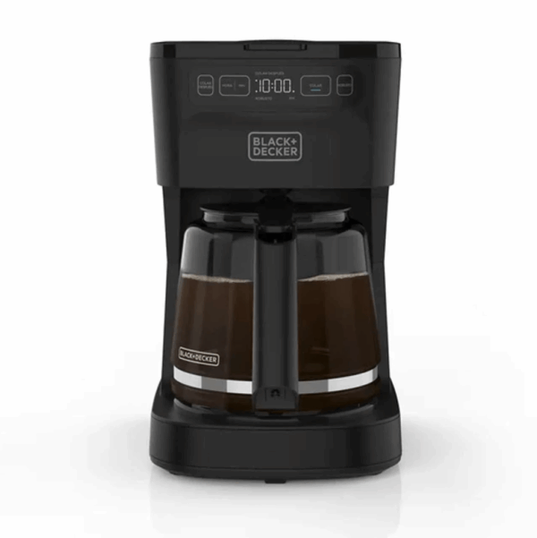 CAFETERA BLACK DECKER-12 TAZAS-SELECTOR DE INTENSIDAD CONTROLES PROGRAMABLES - NEGRA