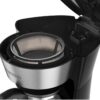 Cafetera black decker-4 en 1 - 5 tazas con envase de acero inox.-filtro permanente-boton encendido y apagado-negra. incluye vaso. CAFETERA BLACK DECKER 4 EN 1 | 5 TAZAS