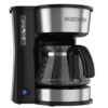 Cafetera black decker-4 en 1 - 5 tazas con envase de acero inox.-filtro permanente-boton encendido y apagado-negra. incluye vaso. CAFETERA BLACK DECKER 4 EN 1 | 5 TAZAS