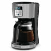 CAFETERA BLACK DECKER 12 TAZAS PROGRAMABLE DIGITAL CON JARRA DE VIDRIO NEGRA
