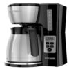 CAFETERA BLACK DECKER 12 TAZAS PROGRAMABLE TERMICA DIGITAL CON JARRA DE ACERO INOX.