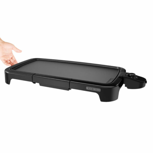 PARRILLA ELECTRICA BLACK DECKER 1500W SUPERFICIE DE COCCION 8 PORCIONES