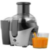EXTRACTOR DE JUGOS BLACK DECKER 500W 2 VEL. RECIPIENTE CON JARRA NEGRO-PLATEADO