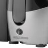 EXTRACTOR DE JUGOS BLACK DECKER 500W 2 VEL. RECIPIENTE CON JARRA NEGRO-PLATEADO