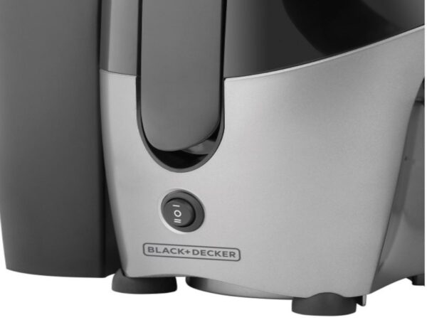 EXTRACTOR DE JUGOS BLACK DECKER 500W 2 VEL. RECIPIENTE CON JARRA NEGRO-PLATEADO