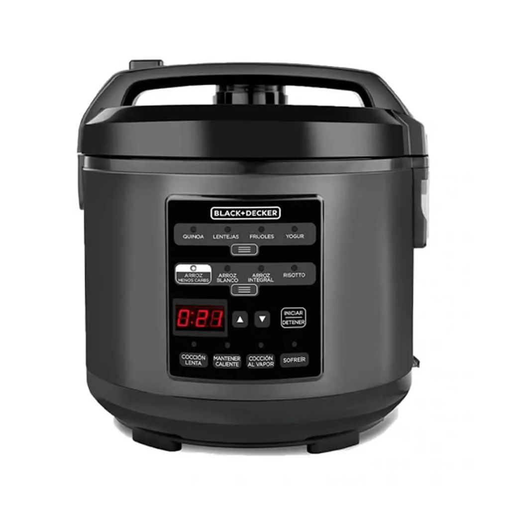 BD-MCH14-M.png OLLA MULTIFUNCION BLACK DECKER DIGITAL 12 TAZAS 12 FUNCIONES 500W NEGRA