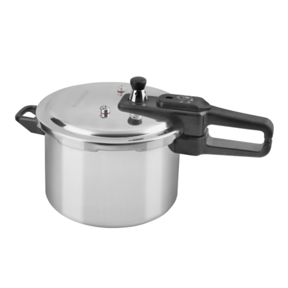 BD-PC500.jpg OLLA DE PRESION BLACK DECKER 5.5LTS-ALUMINIO-VALVULA DE SEGURIDAD Y REGULACION DE PRESION PLATEADO