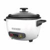 OLLA ARROCERA BLACKDECKER 1,5 TZS CRUDAS 3 TZS COCIDAS MULTIUSOS BLANCA