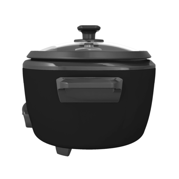 OLLA ARROCERA BLACK DECKER CAPACIDAD 7 TZS CRUDAS 14 TZS COCIDAS 1,2 LTS TAPA VIDRIO MULTIUSOS NEGRA