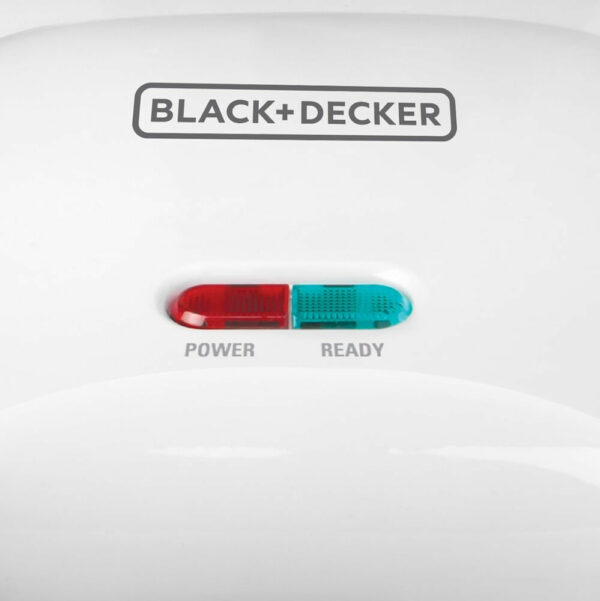 SANDWHICHERA BLACK DECKER2 PANES 700W BLANCA