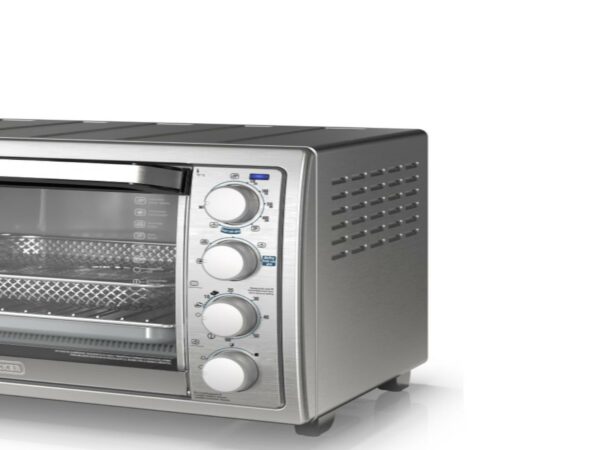HORNO TOSTADOR AIRFRYER 7 EN 1 BLACK DECKER CON SISTEMA CONVECCION 1500W ACERO INOX.