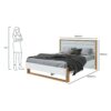 CAMA-FREETOWN-160-COTAS-AC.jpg Cama Freetown|Queen 2 ½ Plazas Bi Color Almendra / Blanco