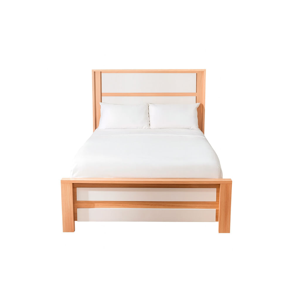 CINDY-FRONTAL.jpg Cama Cindy | Full 2 Plazas Bi Color Naturale /Cristalo