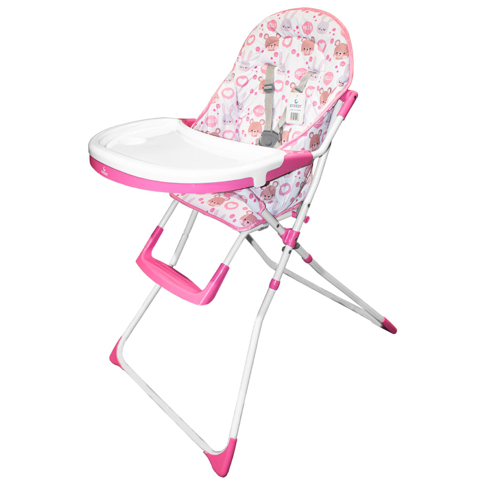 CRE1SHC15DP.jpg Silla para bebe Rosa-Blanco CRE1SHC15DP