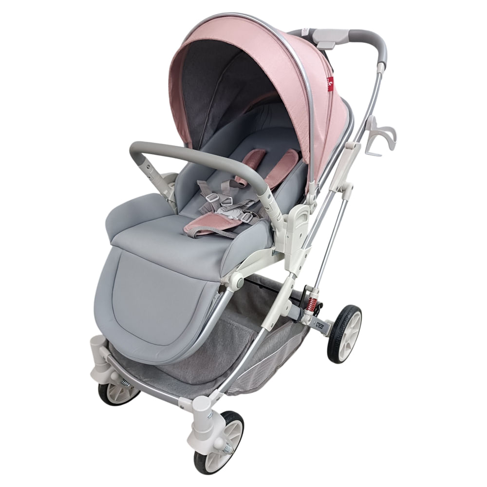 CRE27S01P.jpg Coche de paseo Rosa CRE27S01P