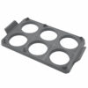 BANDEJA DE ANILLO CUISINART 14.5X9PULG. PARA HUEVOS 7PCS SILICONA GRIS