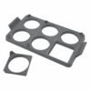 BANDEJA DE ANILLO CUISINART 14.5X9PULG. PARA HUEVOS 7PCS SILICONA GRIS