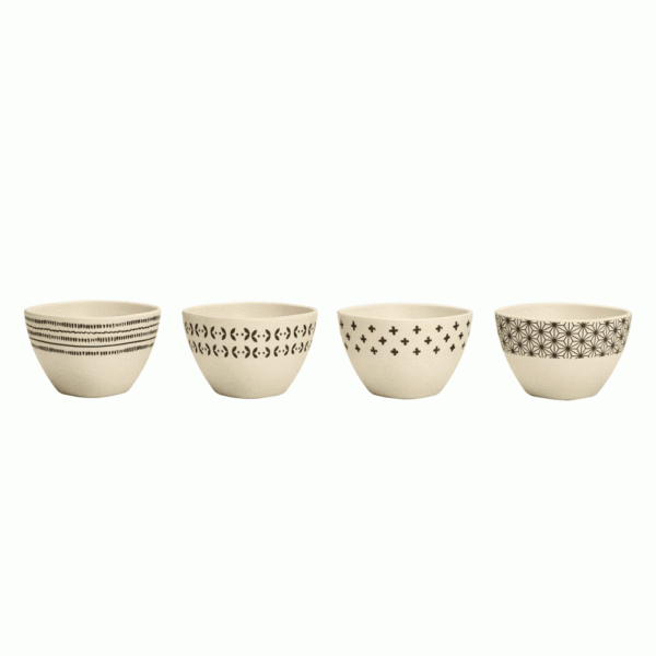 JUEGO DE TAZONES CUISINART 4 PCS DE BAMBU CAPACIDAD 8 OZ.