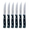 SET DE CUCHILLOS CUISINART ACERO INOX. 6 PCS MANGO ERGONOMICO NEGRO