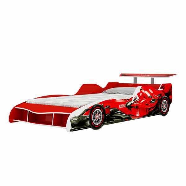 Cama-F1_Fundo-Infinito_Imagem-02-com-colchao.jpg Cama Infantil F1 | Rojo Combinado