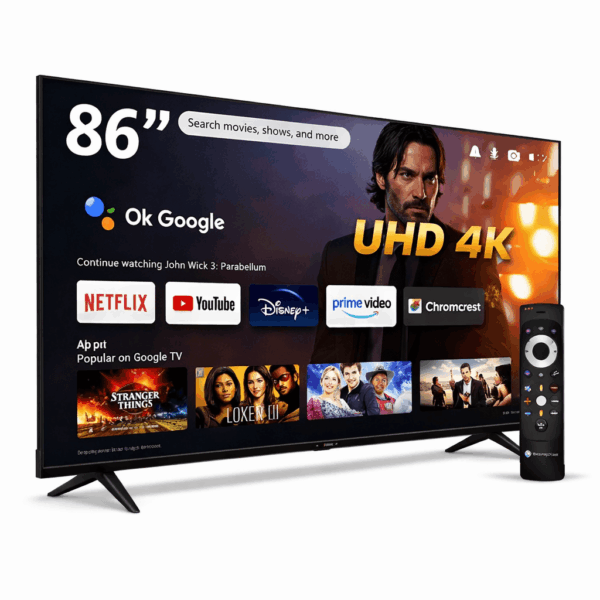 TELEVISOR ADVANCE GOOGLE TV 86"