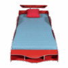 DSF5636.png Cama Infantil F1 | Rojo Combinado