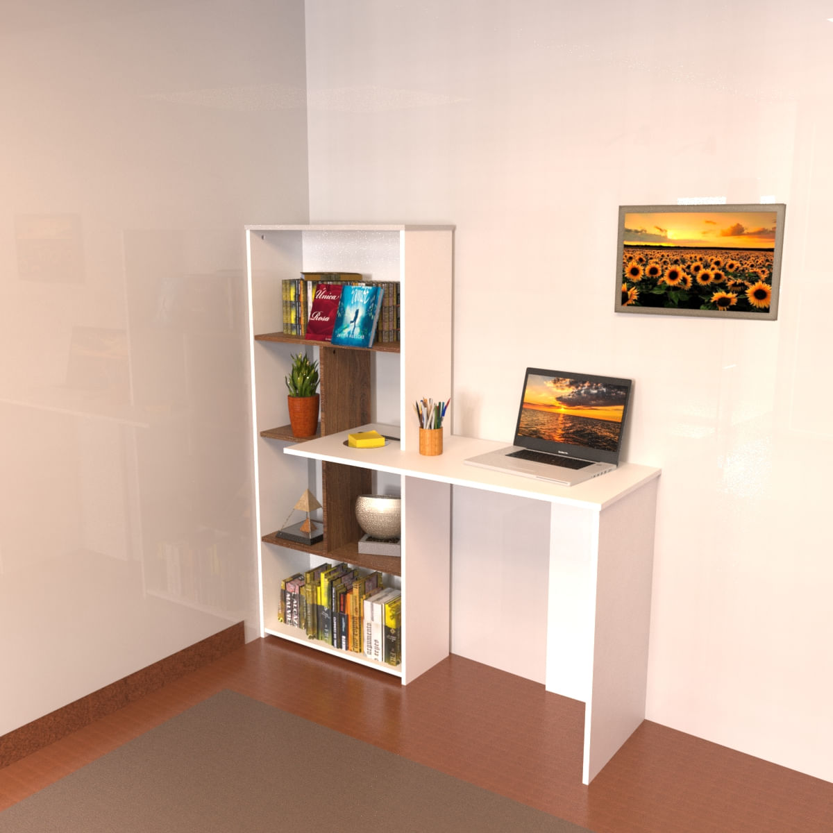 E00E130BA_3.jpg ESCRITORIO NARVAL / / SIN CAJONES FANALOZA BLANCO/ARIZONA MUEBLEFACIL escritorio-narval-sin-cajone-fanaloza
