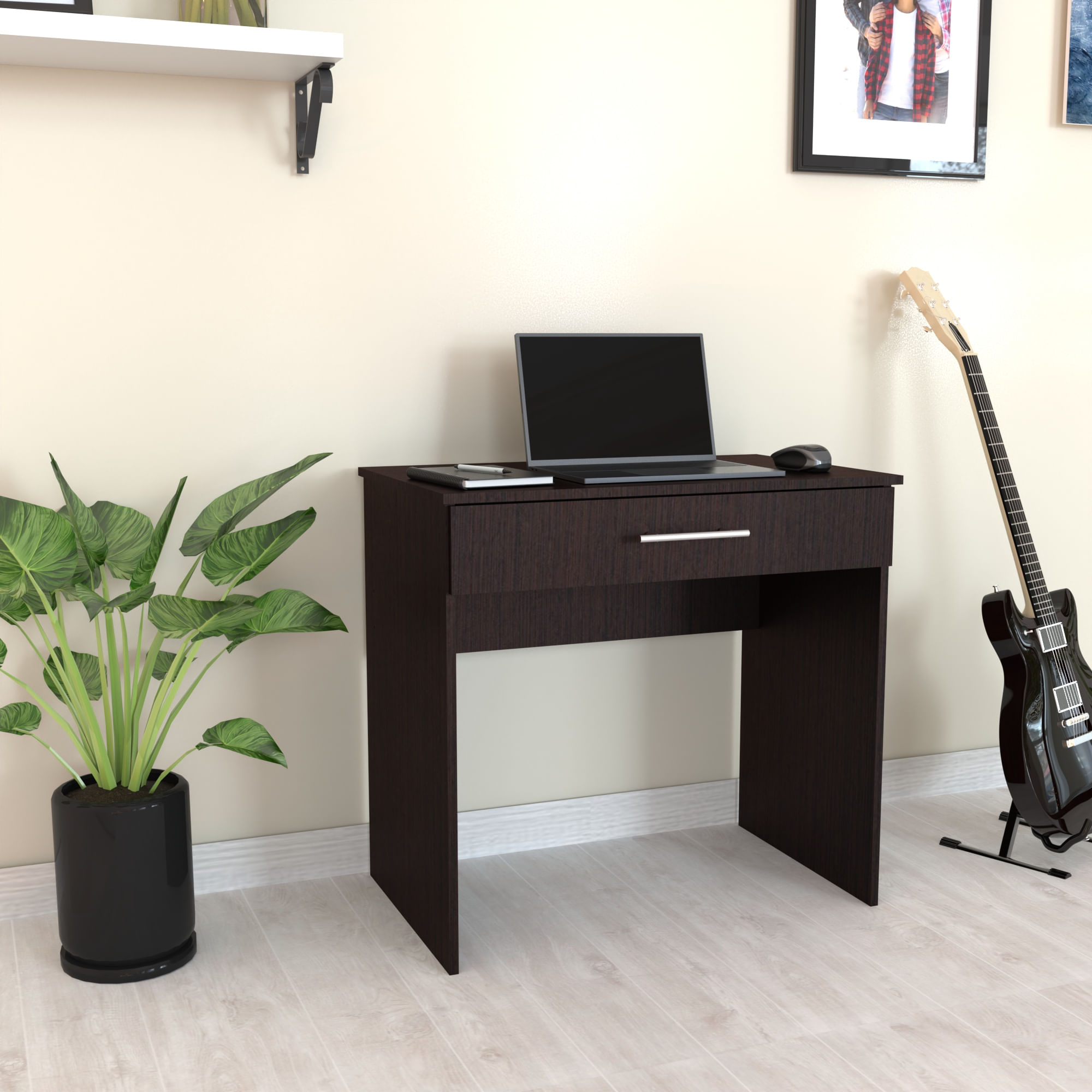 E1W080_4.jpg ESCRITORIO / / 1 CAJON WENGUE MUEBLEFACIL ESCRITORIO / / 1 CAJON