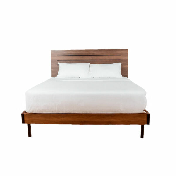 LIAN-20FRONTAL-202.jpg Cama Lian | Queen- 2 ½ Plazas Bi Color Walnut /Blanco Antiguo