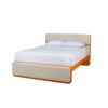 LOOP-LATERAL-1.jpg Cama Loop Boucle |Full 2 Plazas Bi Color Almendra/Verde