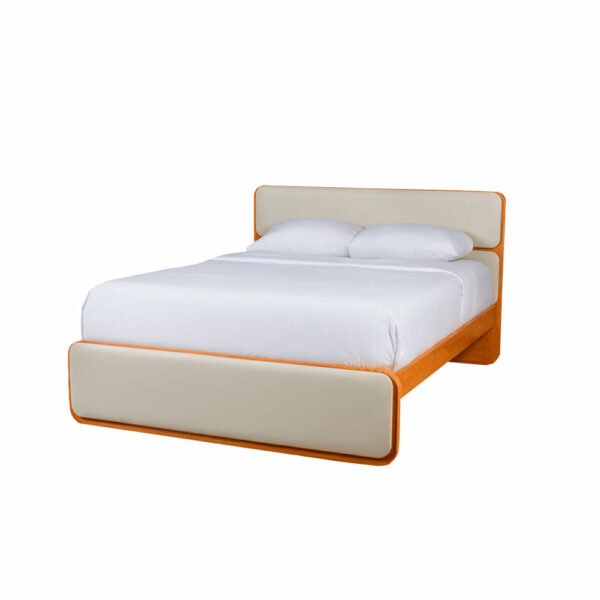 LOOP-LATERAL-1.jpg Cama Loop Boucle |Full 2 Plazas Bi Color Almendra/Verde