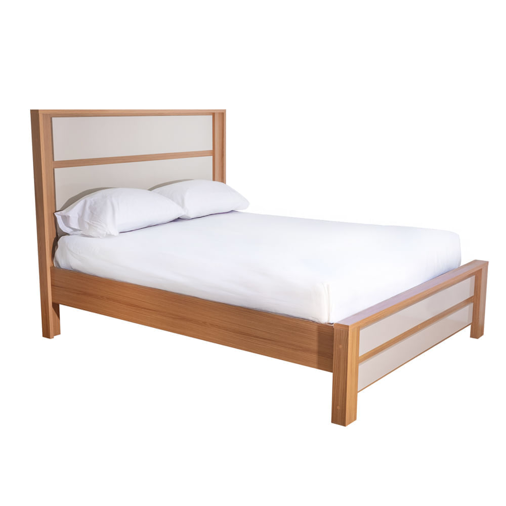 MACK8697.jpg Cama Cindy | Queen 2½ Bi Color Naturale /Cristalo