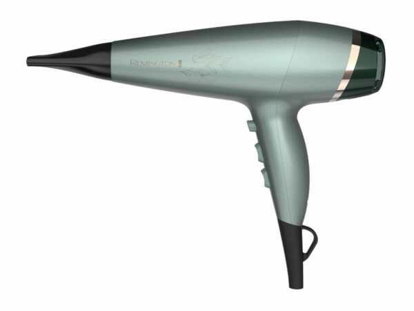 SECADOR DE CABELLO REMINGTON BOTANICALS 1875W 2 VEL.3 AJUSTES VERDE