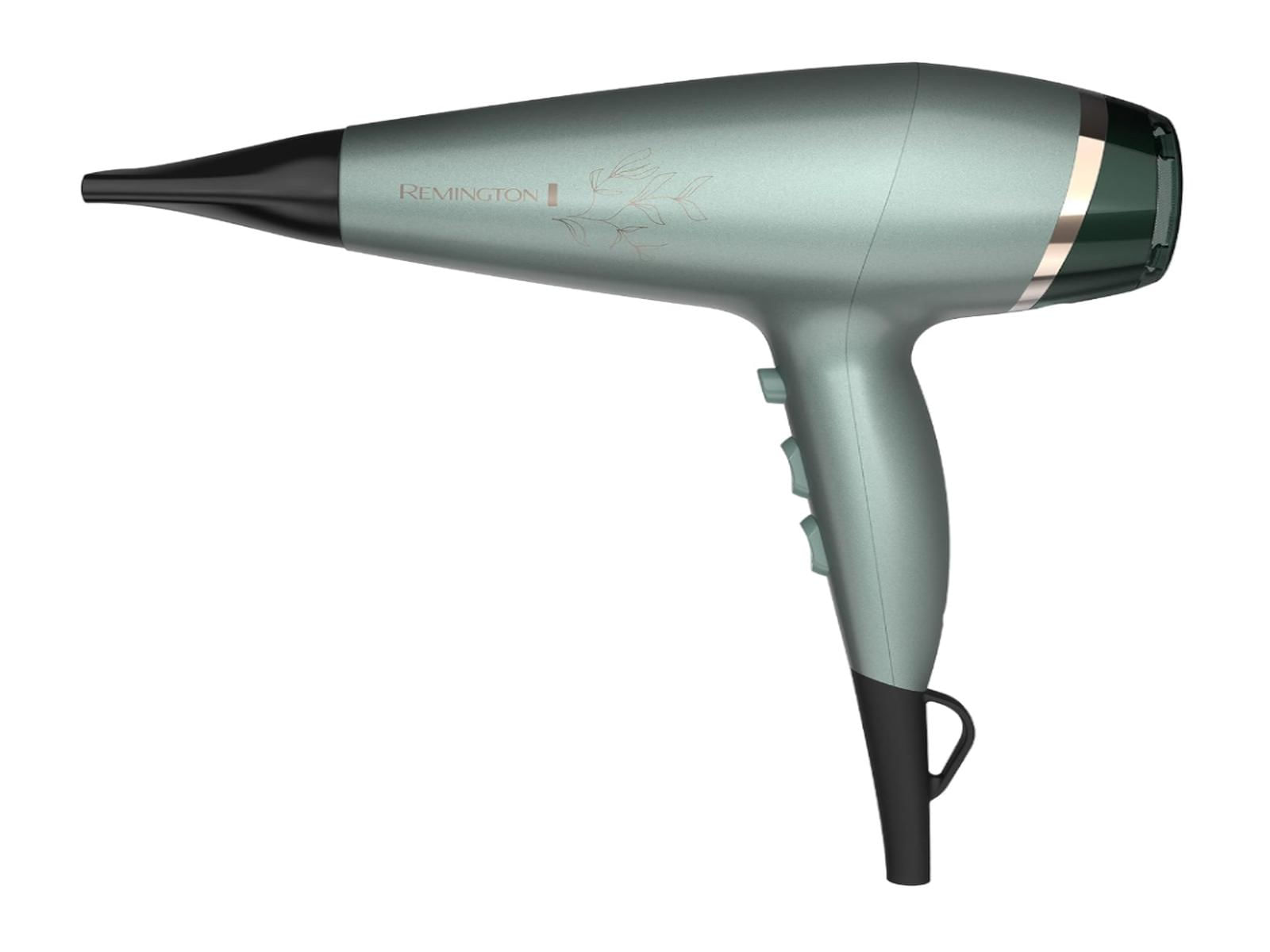 SECADOR DE CABELLO REMINGTON BOTANICALS 1875W 2 VEL.3 AJUSTES VERDE