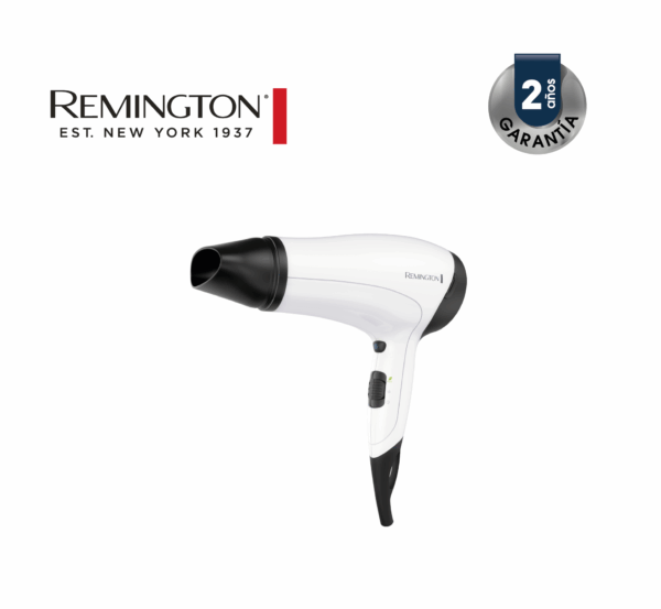 SECADOR DE CABELLO REMINGTON 1875 W 3 NIVELES 2 VELOCIDADES BLANCO