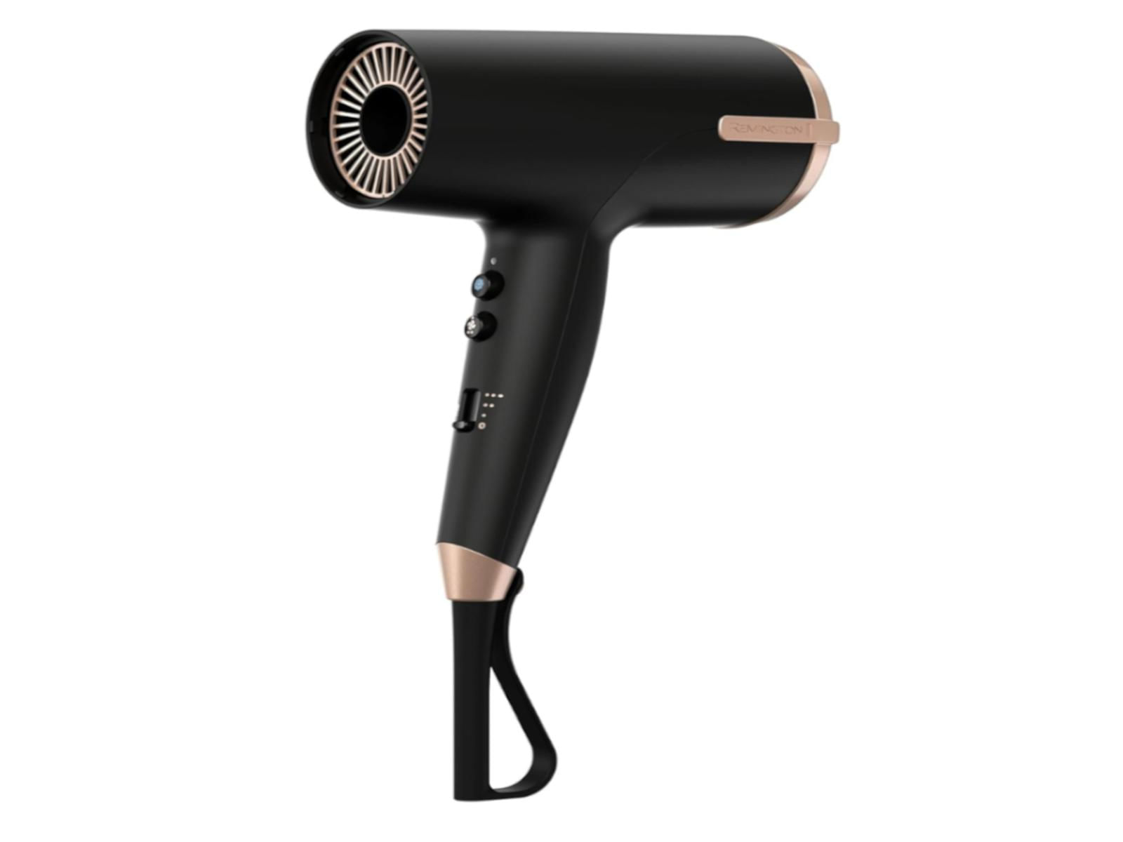 SECADOR DE CABELLO REMINGTON FLYAWAY CONCENTRADOR 1900W 3 NIVELES 2 VELOCIDADES NEGRO
