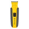 RECORTADORA TODO EN 1 REMINGTON INDESTRUCTIBLE RECARGABLE CUCHILLAS ACERO INOX. AMARILLA