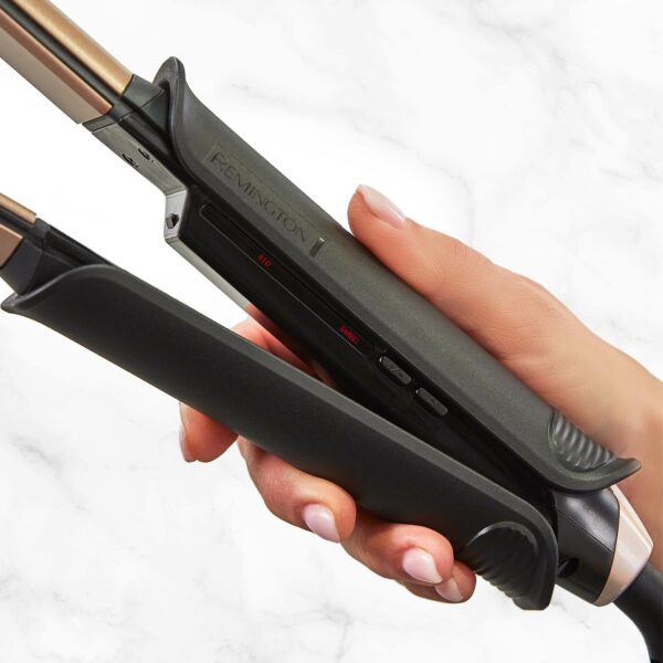 PLANCHA ALISADORA Y RIZADOR DE CABELLO REMINGTON REVESTIMIENTO DE CERAMICA