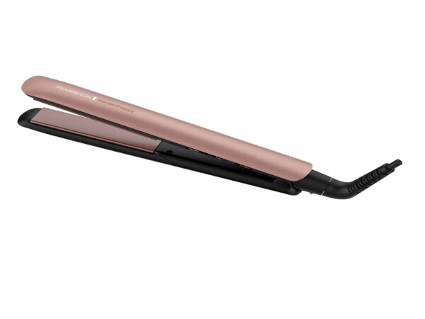 PLANCHA DE CABELLO REMINGTON CON KERATINA 230 GRADOS PANTALLA DIGITAL ROSADO