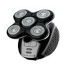 AFEITADORA RECARGABLE REMINGTON BALDER PRO 5 CABEZAS ROTATIVA INALAMBRICA 50MIN PARA CABEZA NEGRA