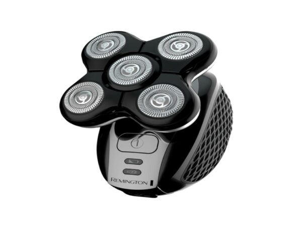 AFEITADORA RECARGABLE REMINGTON BALDER PRO 5 CABEZAS ROTATIVA INALAMBRICA 50MIN PARA CABEZA NEGRA