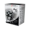 AFEITADORA RECARGABLE REMINGTON BALDER PRO 5 CABEZAS ROTATIVA INALAMBRICA 50MIN PARA CABEZA NEGRA