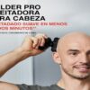 AFEITADORA RECARGABLE REMINGTON BALDER PRO 5 CABEZAS ROTATIVA INALAMBRICA 50MIN PARA CABEZA NEGRA