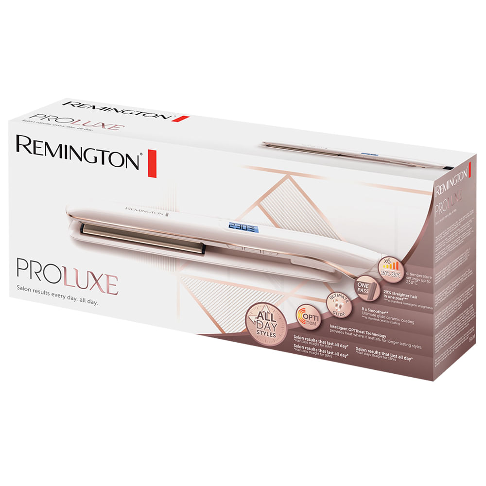 PLANCHA DE CABELLO REMINGTON PRO THERMA LUXE PANTALLA DIGITAL
