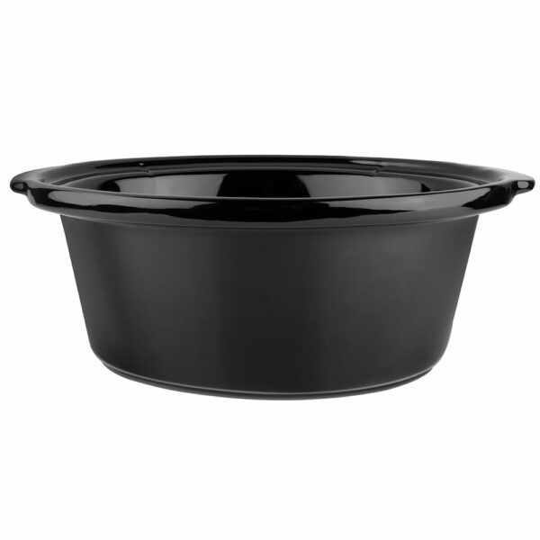 OLLA DE COCCION LENTA BLACK DECKER CAPACIDAD 7LTS 3 AJUSTES 320W PERILLA TAPA VIDRIO SYLVER