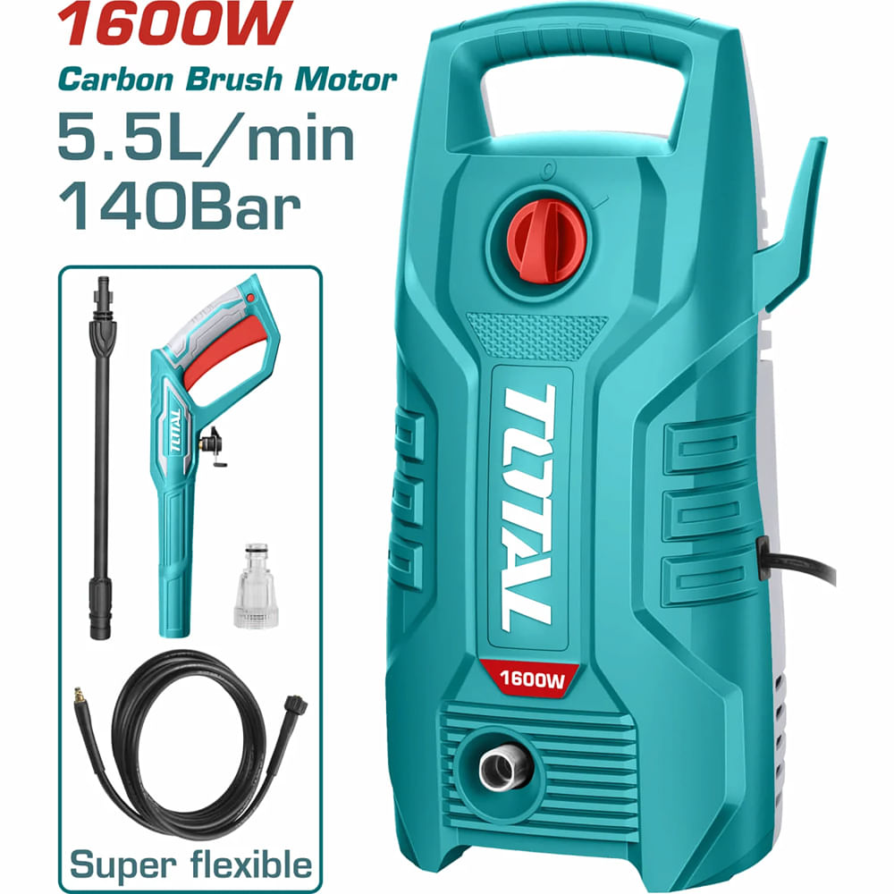 Hidrolavadora TOTAL d/alta presion 1400W 1900 psi Hidrolavadora