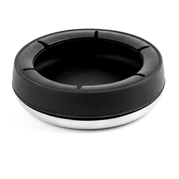 BASE DE BOTELLAS VACU VIN DE ACERO INOX. PARA PROTECCION NEGRO