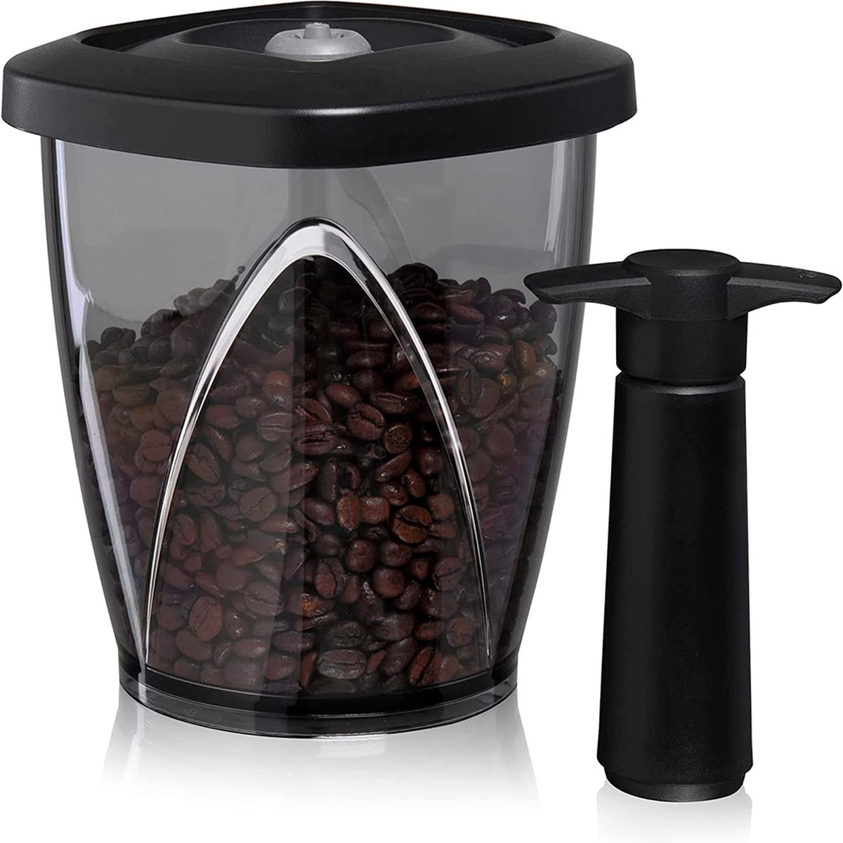 VV-28704606.jpg CONSERVADOR DE CAFE VACU VIN CON BOMBA AL VACIO COLOR NEGRO