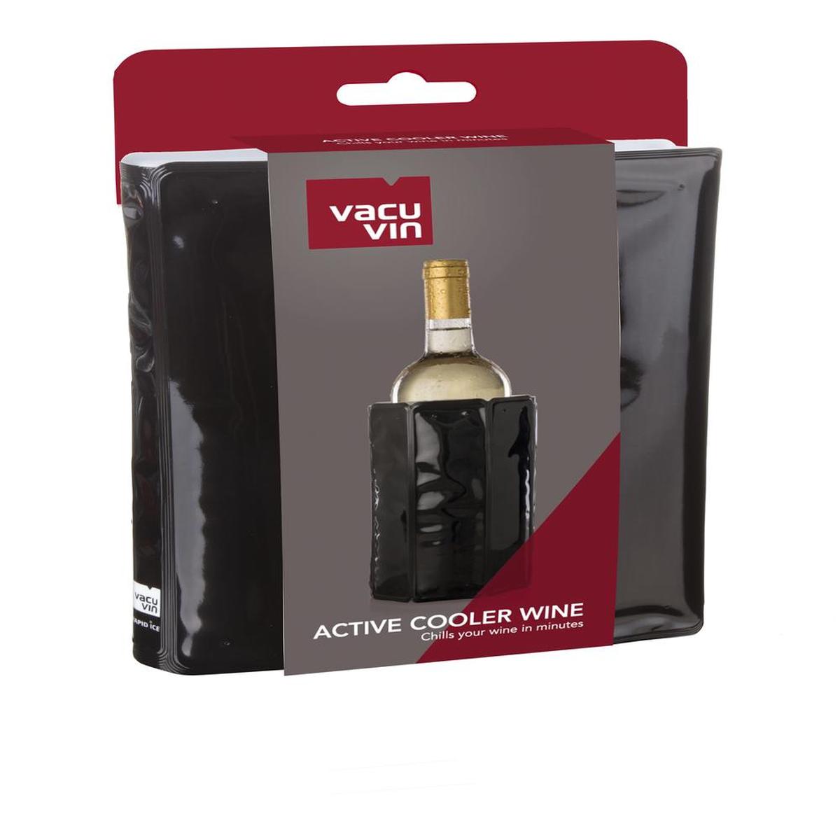 ENFRIADOR ACTIVO DE VINO VACU VIN COLOR NEGRO