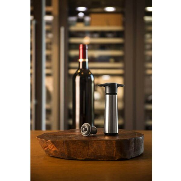 VV-6492606_2.jpg BOMBA AL VACIO VACU VIN ACERO INOX. 2 TAPONES PARA CONSEVAR VINO